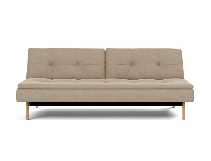 Canapea extensibila Dublexo Eik Oak 115x210cm, tesatura la alegere #material_587-phobos-mocha