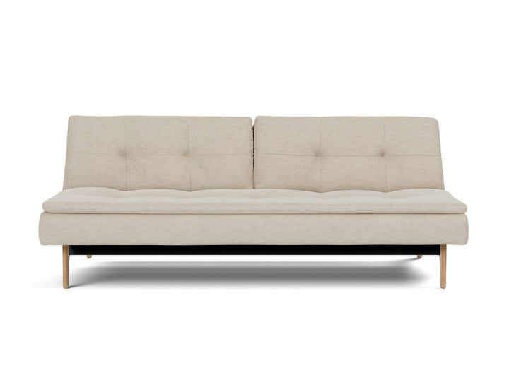 Canapea extensibila Dublexo Eik Oak 115x210cm, tesatura la alegere #material_586-phobos-latte
