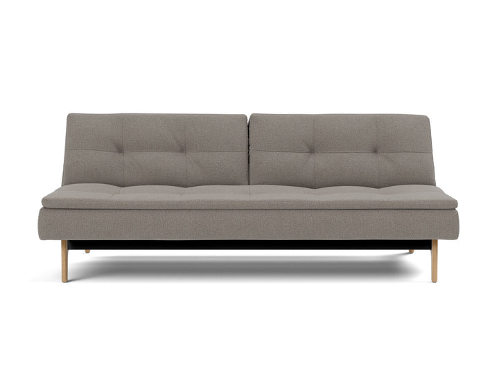 Canapea extensibila Dublexo Eik Oak 115x210cm, tesatura la alegere #material_521-mixed-dance-grey