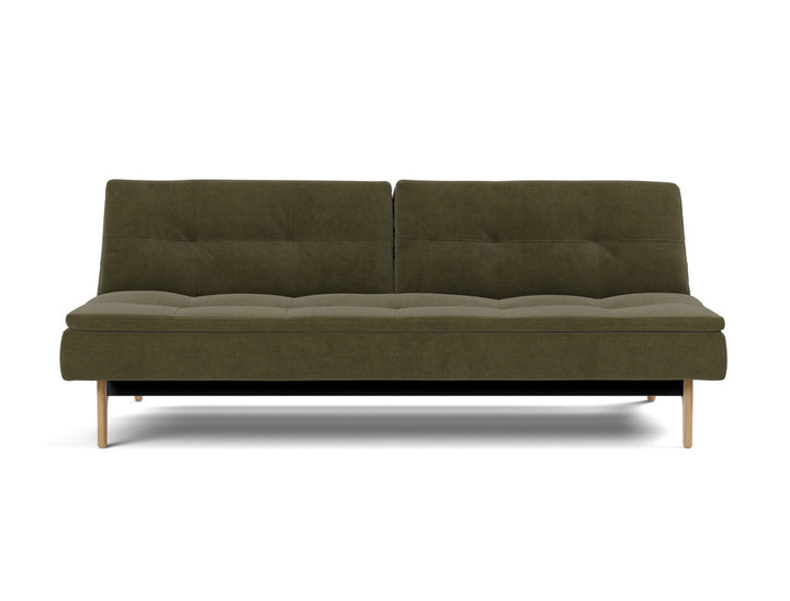 Canapea extensibila Dublexo Eik Oak 115x210cm, tesatura la alegere #material_316-cordufine-pine-green
