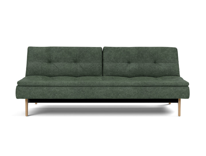 Canapea extensibila Dublexo Eik Oak 115x210cm, tesatura la alegere #material_281-avella-pine-green