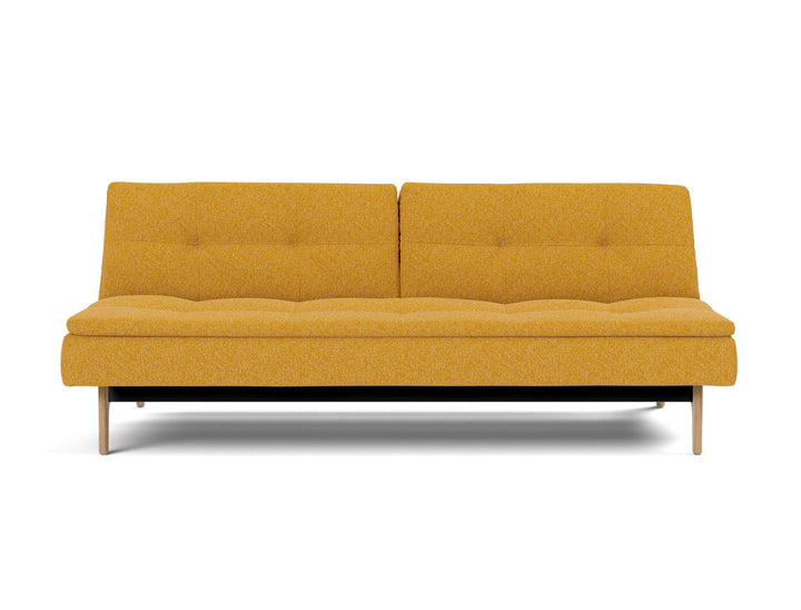 Canapea extensibila Dublexo Eik Oak 115x210cm, tesatura la alegere #material_536-boucl-ochre