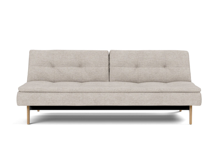 Canapea extensibila Dublexo Eik Oak 115x210cm, tesatura la alegere #material_471-yuveno-sand