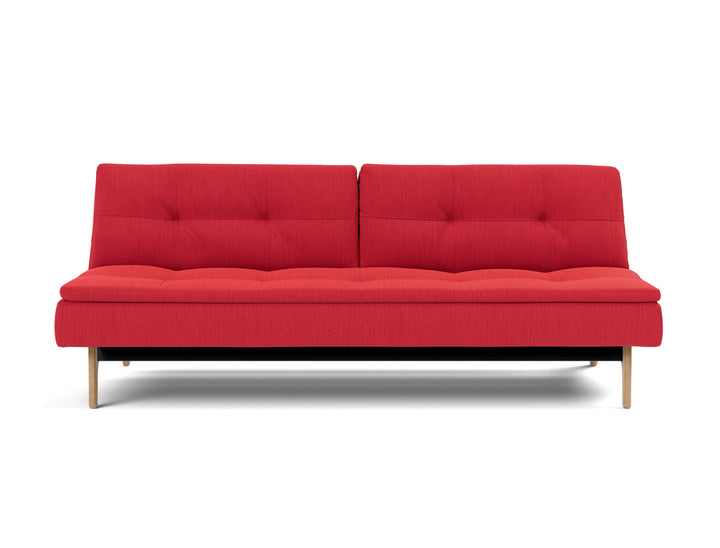 Canapea extensibila Dublexo Eik Oak 115x210cm, tesatura la alegere #material_511-elegance-red