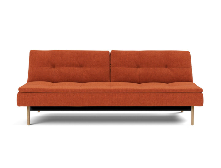 Canapea extensibila Dublexo Eik Oak 115x210cm, tesatura la alegere #material_412-esina-rust-orange