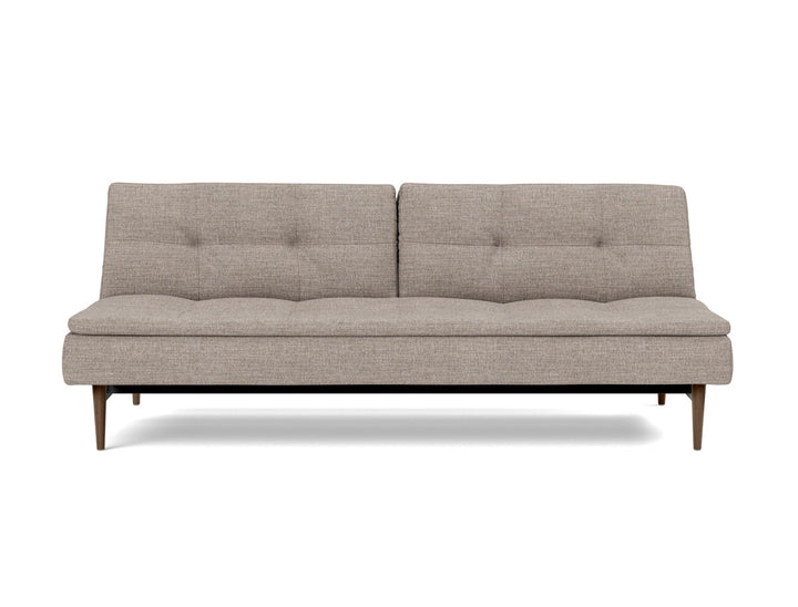 Canapea extensibila Dublexo Styletto Dark Wood 115x210cm, tesatura la alegere #material_472-yuveno-warm-grey