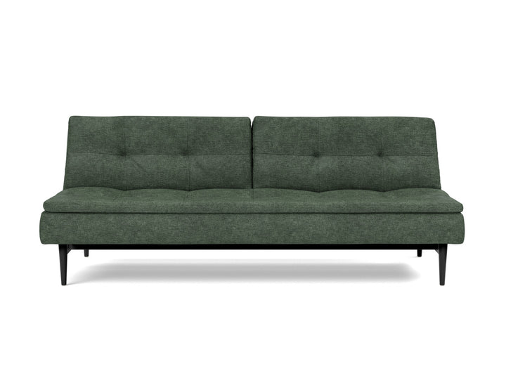 Canapea extensibila Dublexo Styletto Black Wood 115x210cm, tesatura la alegere #material_281-avella-pine-green