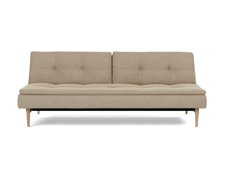 Canapea extensibila Dublexo Styletto Light Wood 115x210cm, tesatura la alegere #material_587-phobos-mocha