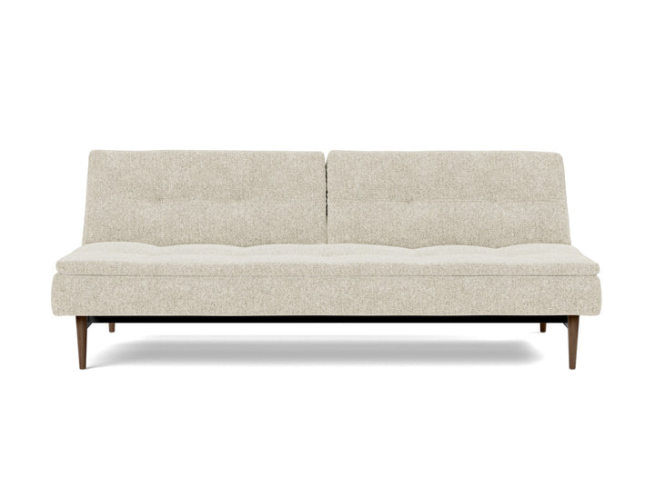 Canapea extensibila Dublexo Styletto Dark Wood 115x210cm, tesatura la alegere #material_357-taura-off-white
