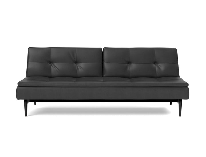 Canapea extensibila Dublexo Styletto Black Wood 115x210cm, tesatura la alegere #material_550-faunal-black