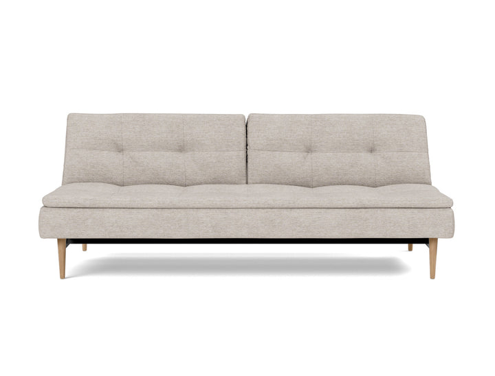 Canapea extensibila Dublexo Styletto Light Wood 115x210cm, tesatura la alegere #material_471-yuveno-sand