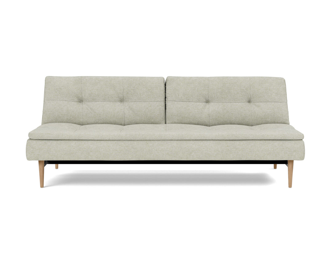 Canapea extensibila Dublexo Styletto Light Wood 115x210cm, tesatura la alegere #material_280-avella-sand