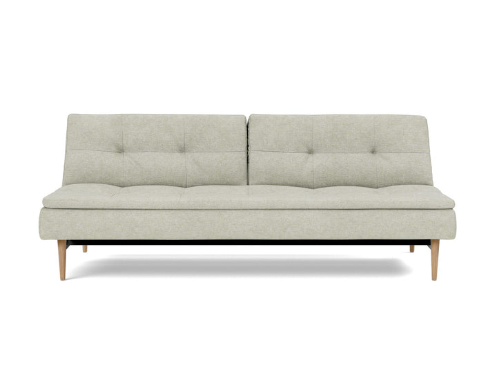 Canapea extensibila Dublexo Styletto Light Wood 115x210cm, tesatura la alegere #material_280-avella-sand