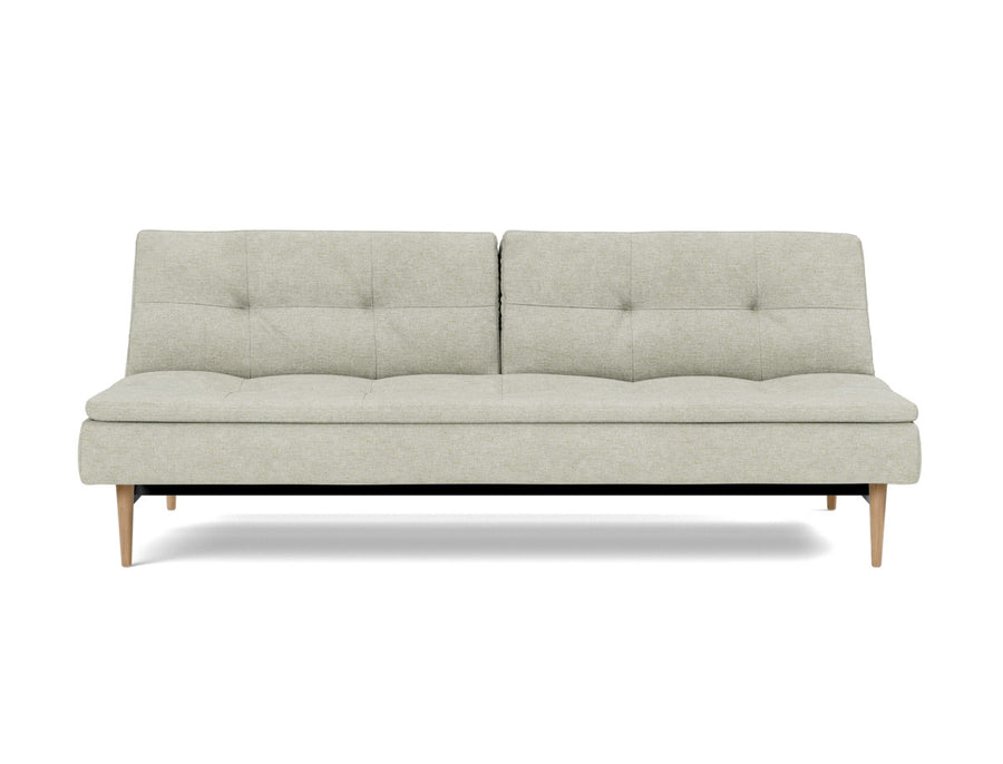Canapea extensibila Dublexo Styletto Light Wood 115x210cm, tesatura la alegere #material_280-avella-sand