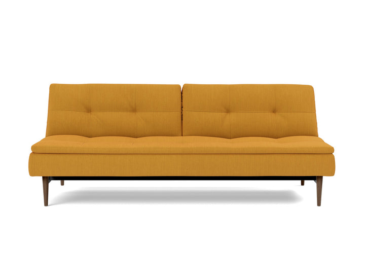 Canapea extensibila Dublexo Styletto Dark Wood 115x210cm, tesatura la alegere #material_507-elegance-burned-curry