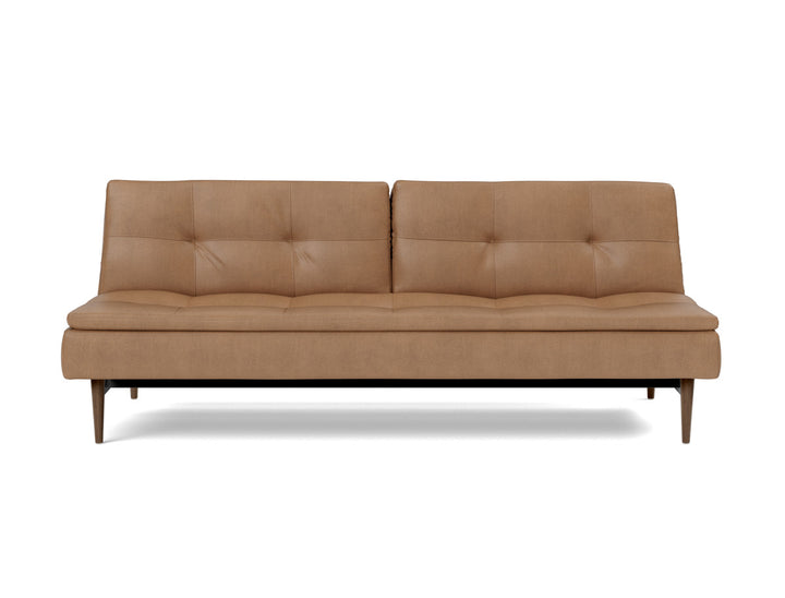 Canapea extensibila Dublexo Styletto Dark Wood 115x210cm, tesatura la alegere #material_551-faunal-brown