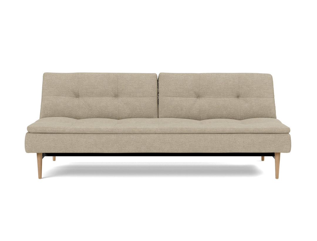 Canapea extensibila Dublexo Styletto Light Wood 115x210cm, tesatura la alegere #material_356-taura-sand