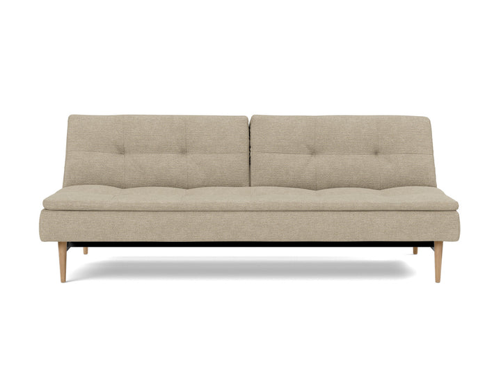 Canapea extensibila Dublexo Styletto Light Wood 115x210cm, tesatura la alegere #material_356-taura-sand