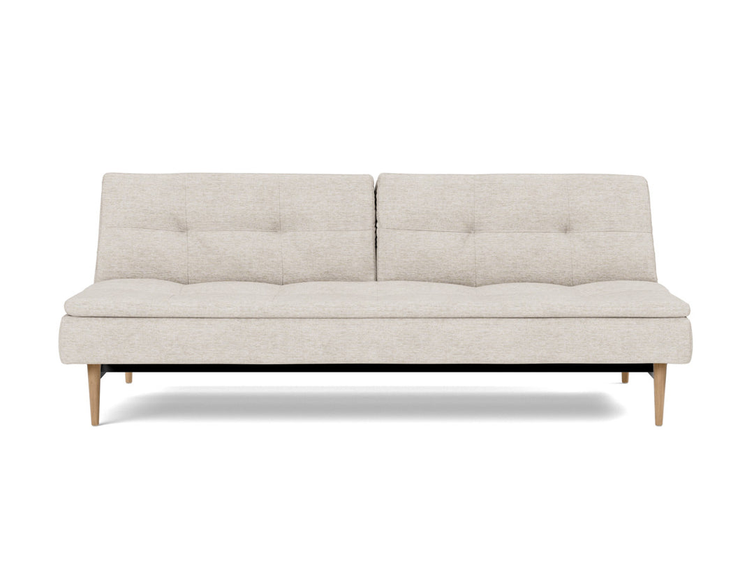 Canapea extensibila Dublexo Styletto Light Wood 115x210cm, tesatura la alegere #material_470-yuveno-natural