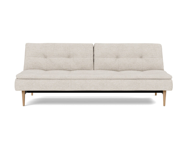 Canapea extensibila Dublexo Styletto Light Wood 115x210cm, tesatura la alegere #material_470-yuveno-natural