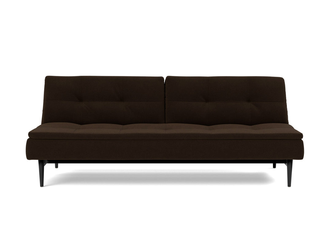 Canapea extensibila Dublexo Styletto Black Wood 115x210cm, tesatura la alegere #material_358-taura-chocco