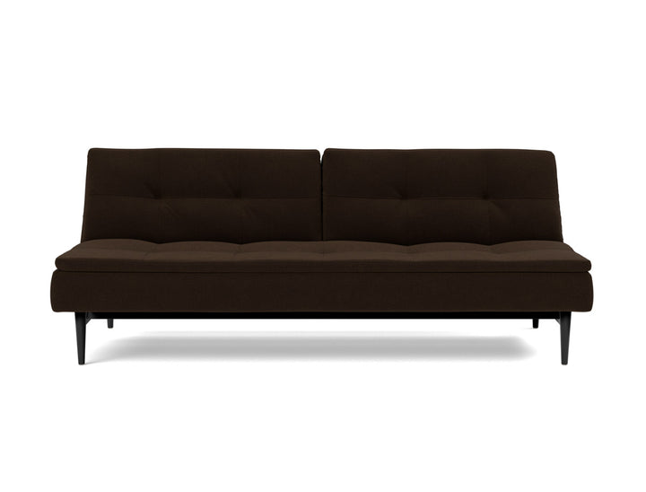 Canapea extensibila Dublexo Styletto Black Wood 115x210cm, tesatura la alegere #material_358-taura-chocco