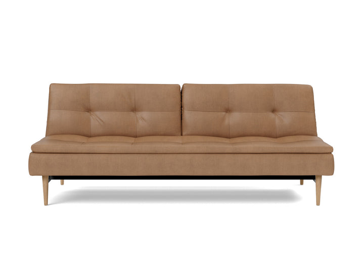 Canapea extensibila Dublexo Styletto Light Wood 115x210cm, tesatura la alegere #material_551-faunal-brown