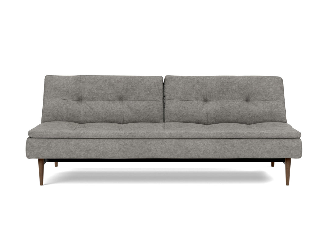Canapea extensibila Dublexo Styletto Dark Wood 115x210cm, tesatura la alegere #material_282-avella-warm-grey
