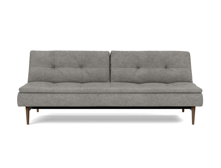 Canapea extensibila Dublexo Styletto Dark Wood 115x210cm, tesatura la alegere #material_282-avella-warm-grey