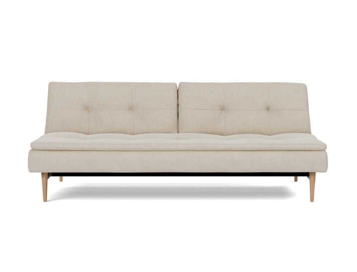 Canapea extensibila Dublexo Styletto Light Wood 115x210cm, tesatura la alegere #material_586-phobos-latte