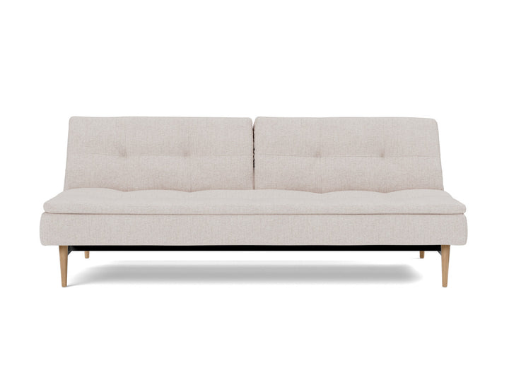 Canapea extensibila Dublexo Styletto Light Wood 115x210cm, tesatura la alegere #material_300-weda-sand