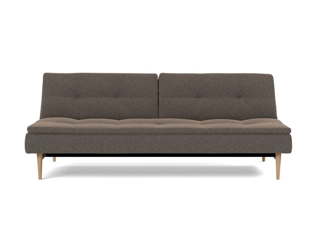Canapea extensibila Dublexo Styletto Light Wood 115x210cm, tesatura la alegere #material_530-boucl-taupe