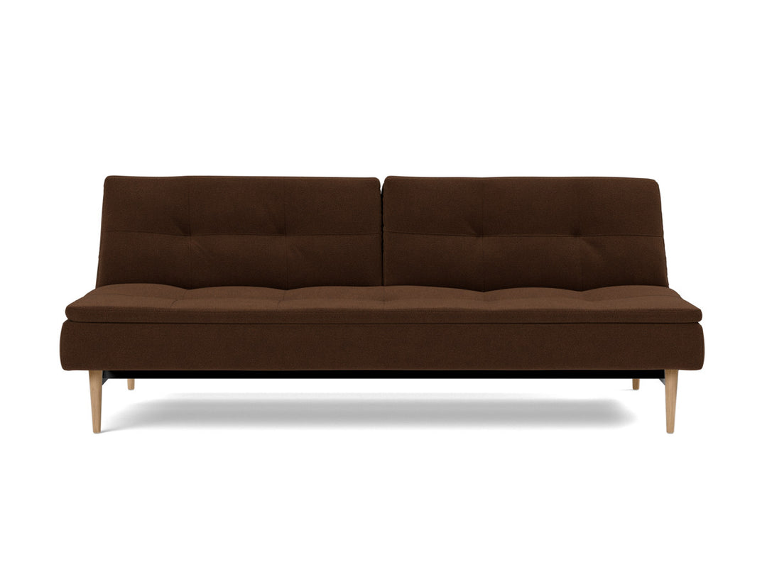 Canapea extensibila Dublexo Styletto Light Wood 115x210cm, tesatura la alegere #material_359-taura-cappuccino