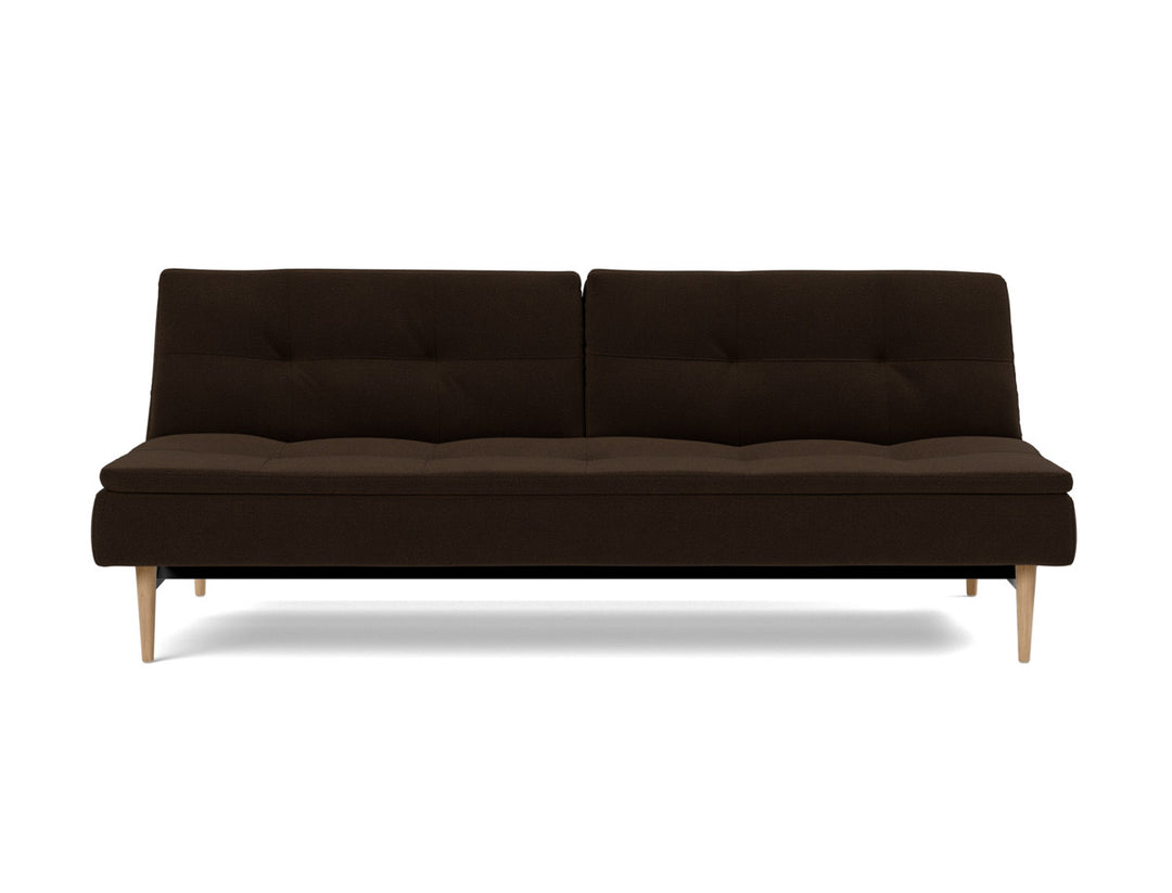 Canapea extensibila Dublexo Styletto Light Wood 115x210cm, tesatura la alegere #material_358-taura-chocco