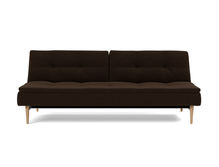 Canapea extensibila Dublexo Styletto Light Wood 115x210cm, tesatura la alegere #material_358-taura-chocco