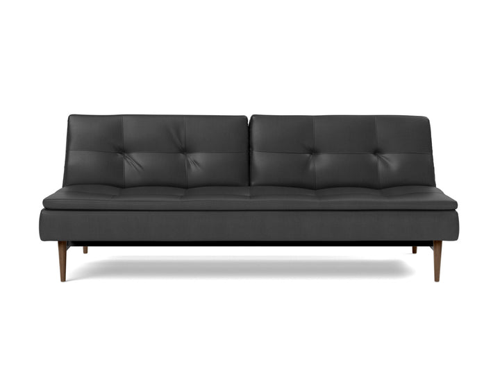 Canapea extensibila Dublexo Styletto Dark Wood 115x210cm, tesatura la alegere #material_550-faunal-black