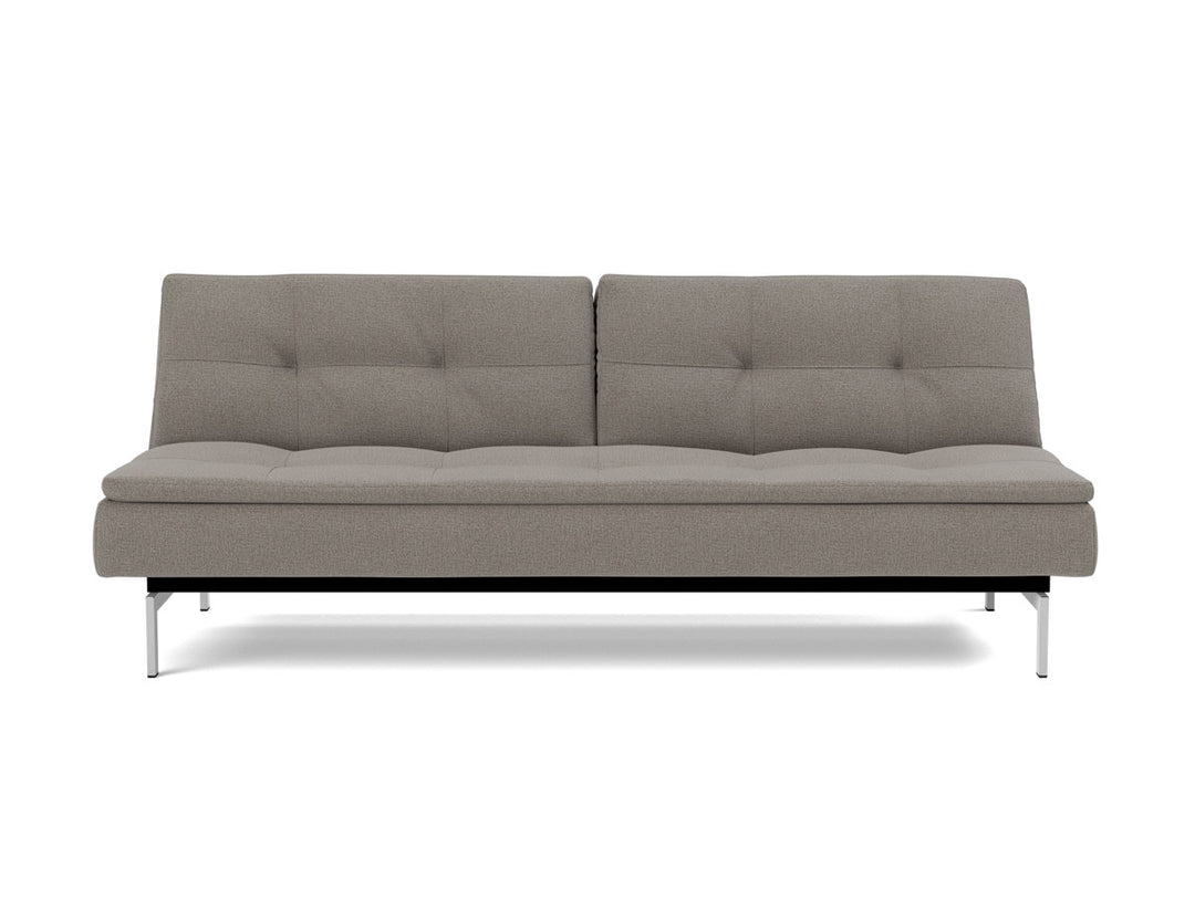 Canapea extensibila Dublexo Chrome 115x210cm, tesatura la alegere #material_521-mixed-dance-grey