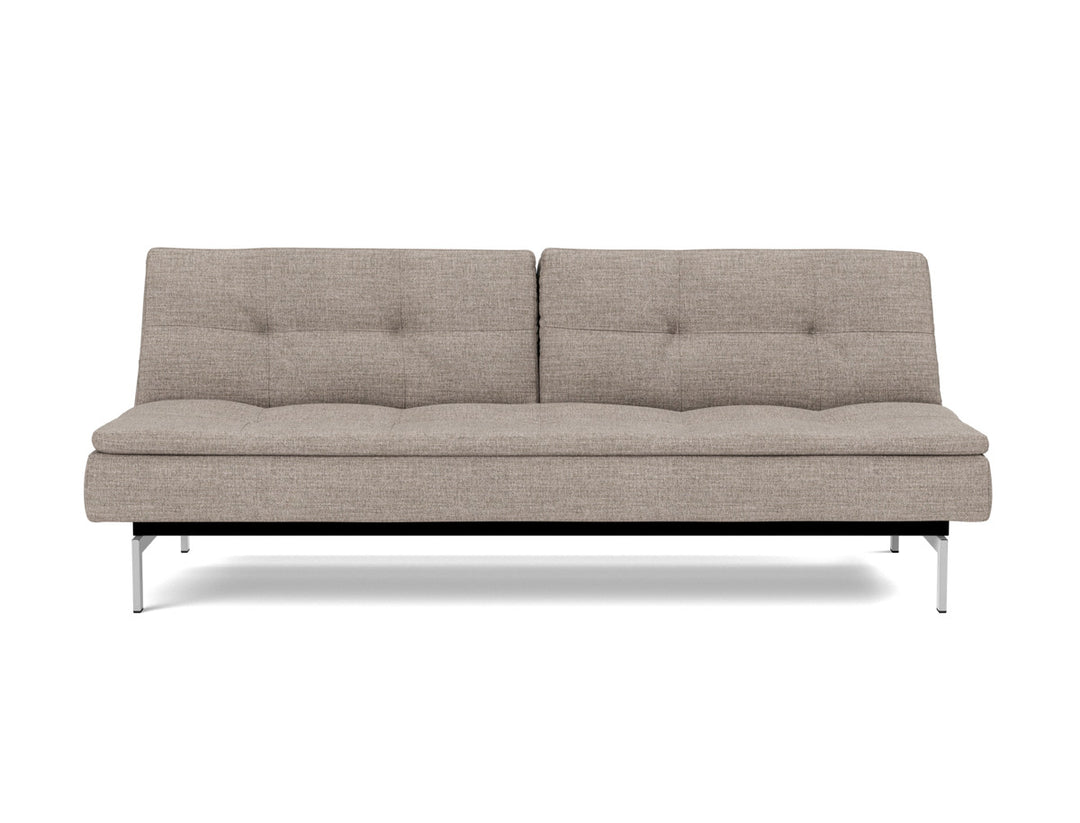 Canapea extensibila Dublexo Chrome 115x210cm, tesatura la alegere #material_472-yuveno-warm-grey
