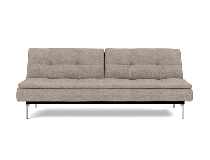 Canapea extensibila Dublexo Chrome 115x210cm, tesatura la alegere #material_472-yuveno-warm-grey