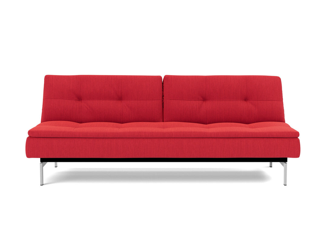 Canapea extensibila Dublexo Chrome 115x210cm, tesatura la alegere #material_511-elegance-red