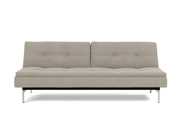 Canapea extensibila Dublexo Chrome 115x210cm, tesatura la alegere #material_579-kenya-gravel