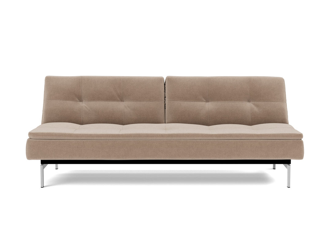 Canapea extensibila Dublexo Chrome 115x210cm, tesatura la alegere #material_417-esina-mocha