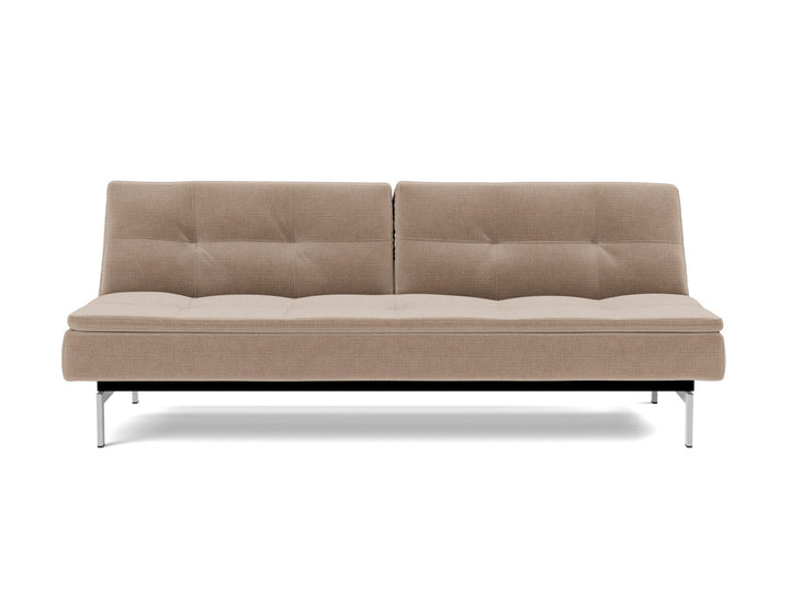 Canapea extensibila Dublexo Chrome 115x210cm, tesatura la alegere #material_417-esina-mocha