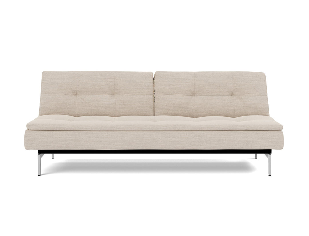 Canapea extensibila Dublexo Chrome 115x210cm, tesatura la alegere #material_612-blida-sand-grey