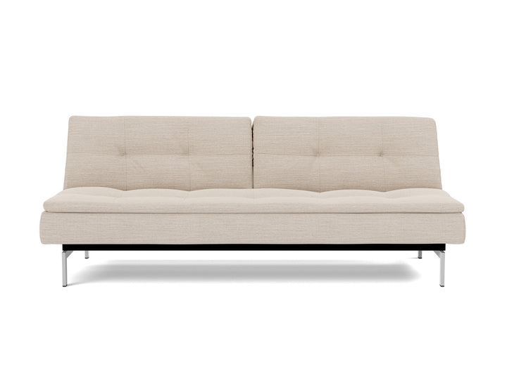 Canapea extensibila Dublexo Chrome 115x210cm, tesatura la alegere #material_612-blida-sand-grey