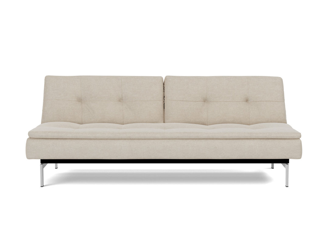 Canapea extensibila Dublexo Chrome 115x210cm, tesatura la alegere #material_586-phobos-latte