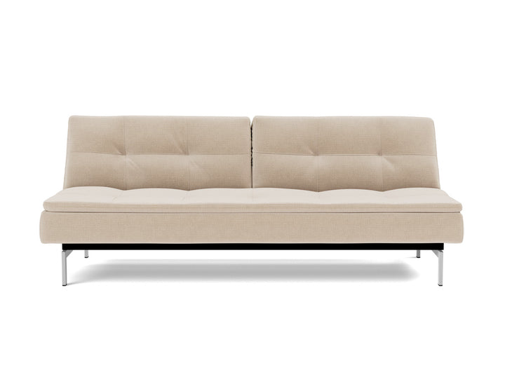 Canapea extensibila Dublexo Chrome 115x210cm, tesatura la alegere #material_410-esina-almond