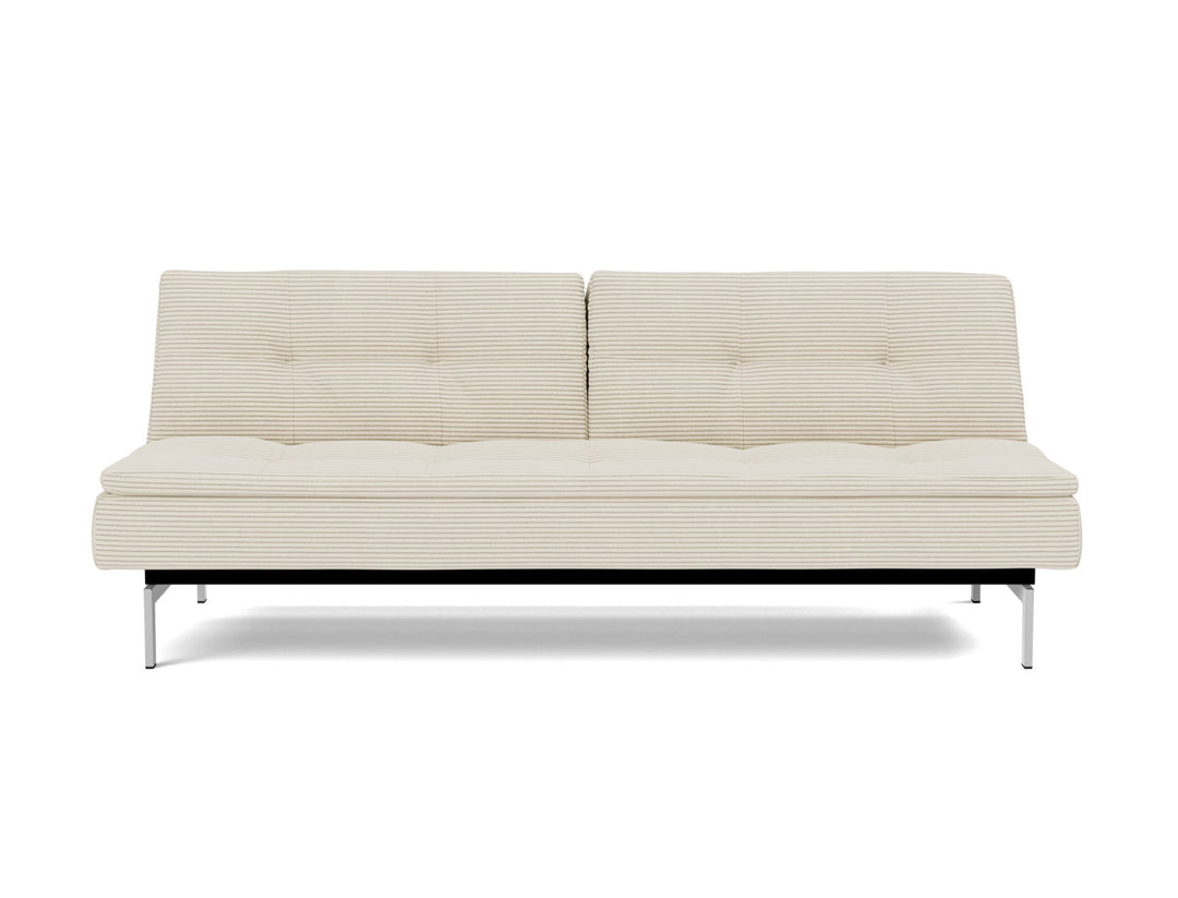 Canapea extensibila Dublexo Chrome 115x210cm, tesatura la alegere #material_594-corduroy-ivory