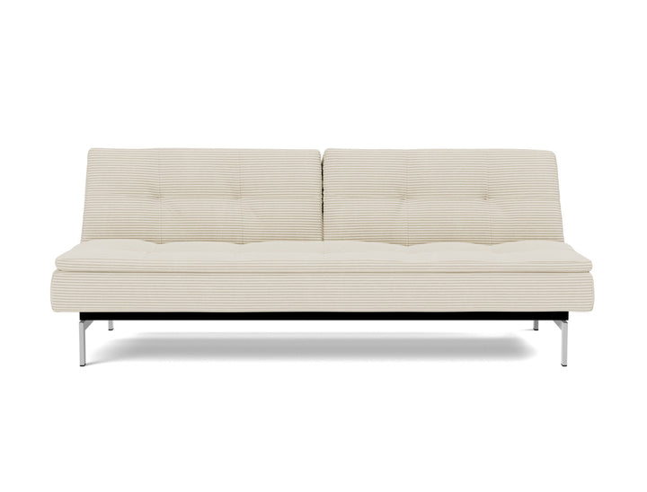 Canapea extensibila Dublexo Chrome 115x210cm, tesatura la alegere #material_594-corduroy-ivory