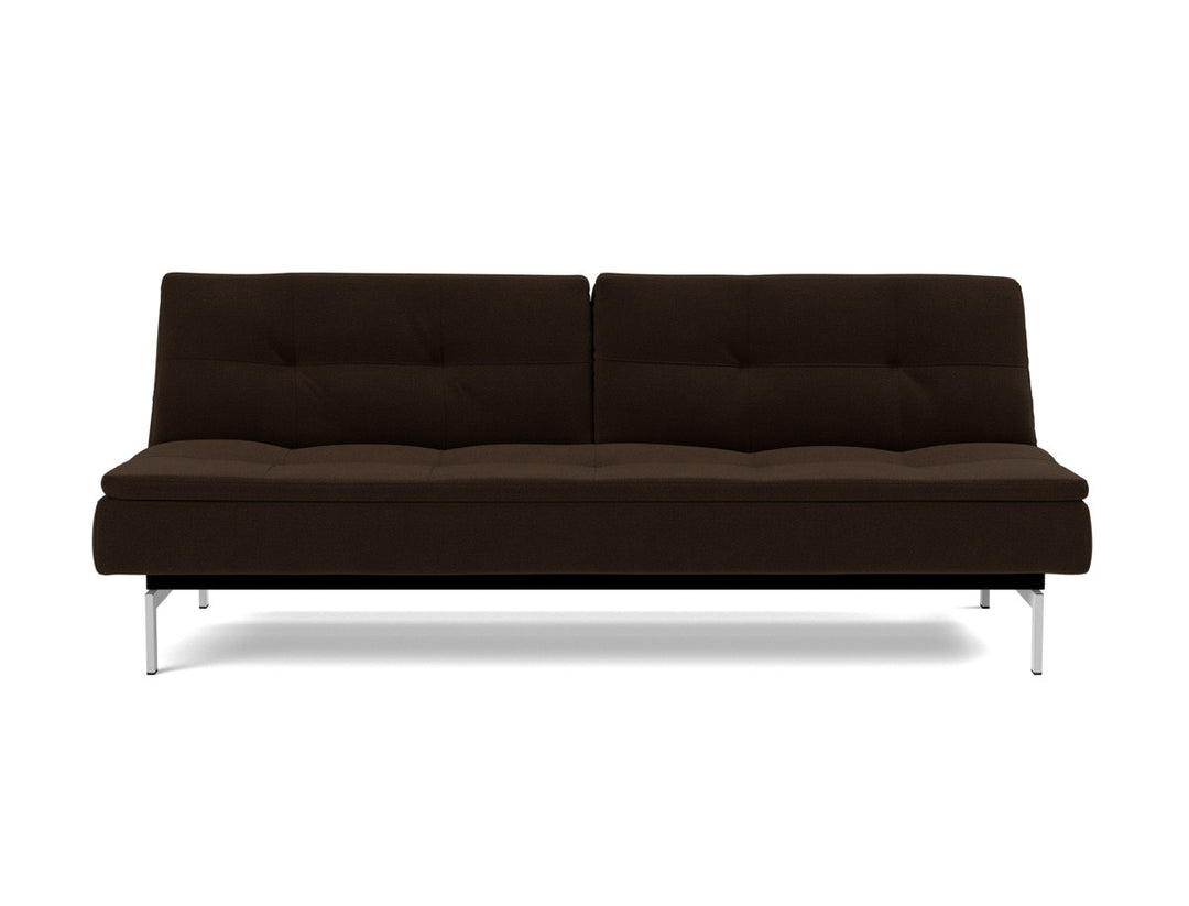 Canapea extensibila Dublexo Chrome 115x210cm, tesatura la alegere #material_358-taura-chocco